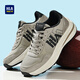 海瀾之家（HLA）男鞋時(shí)尚百搭運動(dòng)休閑鞋子男款HAAXXM1EFH035 泥灰色 42