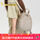 萊夫女包ins風(fēng)韓版時(shí)尚雙肩包帆布背包休閑旅行ipad小書(shū)包送閨蜜 小號米杏色-放9.7英寸ipad