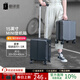 翻譯官 20*30*40春秋登機拉桿箱15輕小旅行李箱迷你機長(cháng)密碼男女手提箱 拉鏈 黑色防刮 15英寸 春秋定制登機箱20*30*40