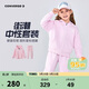 匡威Converse兒童連帽上衣+長(cháng)褲2件套2025年秋款經(jīng)典舒適男女童套裝