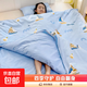 A類(lèi)全棉睡袋防踢被子神器加厚兒童中大童0-18歲被芯可洗四季通用 吉咪兔-揚帆起航【防踢被神器】 大號外套 +棉花內膽一厚一薄送枕套枕芯