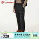 坦博爾羽絨褲內穿防寒居家男冬款收腳長(cháng)褲TA5330115A 黑色   XL 180  