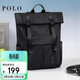 POLO雙肩包女休閑通勤15.6英寸電腦包大學(xué)生書(shū)包女旅行背包生日禮物