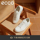 愛(ài)步（ECCO）百搭男鞋 經(jīng)典系帶小白鞋軟底休閑鞋 柔酷系列582404 白色40