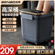 本博泡腳桶加熱恒溫電動(dòng)按摩加熱高深全自動(dòng)家用足浴盆洗腳盆 【灰】電動(dòng)太極足底按摩+水泵沖浪按摩+紅藍光殺菌