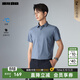 利郎【李光潔同款】冰絲短袖襯衫男夏季莫代爾正裝男士商務(wù)襯衫涼感 灰藍（G6XZC7814Y） 26款 41