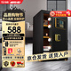 全能保險柜家用密碼箱CF60 58高全鋼床頭柜保管箱 雙保險防盜防搬走保險箱 小型辦公保密柜