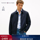 Tommy Hilfiger【輕薄防水】26春夏新款男裝休閑通勤彈力翻領(lǐng)行政夾克外套