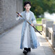 安妮優(yōu)兒中秋節漢服男童2025兒童古裝男孩中國風(fēng)男生國學(xué)服唐裝 藍色 120
