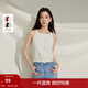 茵曼（INMAN）章若楠同款多色U領(lǐng)女裝吊帶背心內搭打底衫2026年夏季新款上衣 白色-F18322841H2 M