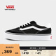 VANS萬(wàn)斯范斯官方 Brooklyn LS Platform厚底簡(jiǎn)約女板鞋 黑色  38.5