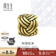 周生生黃金轉運珠 足金串珠酷黑 XL 菠蘿結雙錢(qián)環(huán)92301C定價(jià)