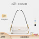 蔻馳（COACH）【禮物】【專(zhuān)享直降】女士BROOK翻蓋鏈帶包真皮斜挎包百搭女包 B4/粉筆白色