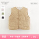 MARC&JANIE【三防】馬克珍妮寶寶冬裝男女童加絨棉馬甲兒童上衣241538