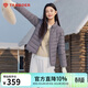 坦博爾輕薄羽絨服女短款立領(lǐng)秋冬女士外套百搭TB5330266A 靜奢灰185