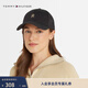 Tommy Hilfiger【禮物】女裝純棉金屬字母標戶(hù)外潮流休閑運動(dòng)鴨舌帽棒球帽 黑色BDS 均碼 （頭圍53-59CM）