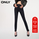 ONLY夏季通勤風(fēng)百搭高腰彈力小腳牛仔褲女|124132052 J09 深牛仔灰色 S (160) 64A