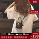 viney手機包包女包品牌斜挎包輕奢手提包生日禮物送女友老婆 【咖色】實(shí)用高檔洋氣單肩包 時(shí)尚百搭休閑小眾迷你小包