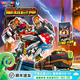 玩具反斗城（TOYSRUS）現貨正版炫卡斗士3第三季玩具旋二金剛車(chē)新款機甲變形機生日禮物 炫卡斗士-澄卡斗士 - 重軌巨神27513
