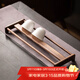 瓷牌茗茶具（cipaiming teaset）復古實(shí)木杯架書(shū)房家用茶杯瀝水架手工古樸茶桌置物架功夫茶具配件 北美胡桃木杯架