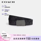 蔻馳（COACH）【品牌直供】男女同款板扣腰帶38MM黑色CY941禮物