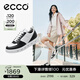 愛(ài)步（ECCO）板鞋女 時(shí)尚潮流百搭經(jīng)典軟面舒適休閑運動(dòng)鞋女鞋 街頭209713 黑色白色20971350669 37 (235mm)