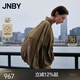 JNBY/江南布衣【UPF50+】25夏防曬夾克女波浪廓形撞色立領(lǐng)5P4614120 217/灰淺咖 XS