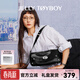 JellyToyboy女包JTB無(wú)界枕頭包.真皮牛皮斜挎新款小眾高級感通勤單肩包 黑色