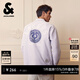 杰克·瓊斯（JACK&JONES）NBA聯(lián)名洛杉磯湖人隊男裝襯衫舒適純棉條紋寬松翻領(lǐng)上衣225405003 灰紫色 常規 S