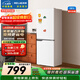 美菱（MeiLing）離子凈181L兩門(mén)冰箱變頻小戶(hù)型家用租房宿舍兩用節能可冷藏冷凍白色BCD-181LCR2X