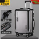 GUIG日本進(jìn)口品質(zhì)商務(wù)休閑行李箱鋁框拉桿箱女24寸萬(wàn)向輪旅行箱密碼箱 深灰(輕盈拉鏈款) 0英寸 22寸中短途旅行出