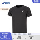 亞瑟士ASICS男子運動(dòng)短袖T恤吸濕排汗T恤 2031F359-001 黑色 XL