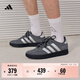 adidas「T頭鞋」BARREDA休閑板鞋德訓鞋男女新款阿迪達斯輕運動(dòng) 深灰/碳黑/金屬銀   38