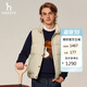 哈吉斯（HAZZYS）男裝 羽絨服背心馬甲ASFZU0BDI02 乳白色IV 175/96A48