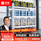中偉（ZHONGWEI）201不銹鋼貨架重型置物架工廠(chǎng)倉庫貨架100*40*200cm四層/180kg