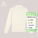 哈吉斯（HAZZYS）女裝 修身高領(lǐng)打底衫ABTSE0BCE10 米黃色OW 155/80A36