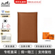愛(ài)馬仕（HERMES）Calvi系列Epsom小牛皮卡包零錢(qián)包名片夾純色簡(jiǎn)約女款節日送禮 金棕色H044164CK37