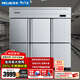 美菱（MeiLing）雙門(mén)四門(mén)六門(mén)商用廚房全銅冰箱保鮮柜冷藏展示柜不銹鋼立式廚房餐飲后廚大容量冰柜換新補貼 升級款【1.8米六門(mén)全冷凍】銅管制冷