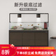森森（SUNSUN）2025新品魚(yú)缸水族箱溪流缸底過(guò)濾超白玻璃南美原生缸生態(tài)魚(yú)缸 升級款經(jīng)典黑(帶顯示屏，爆藻燈) 靠墻款長(cháng)119*寬48*缸高40/柜高85cm