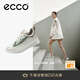 愛(ài)步（ECCO）運動(dòng)鞋女 輕盈拼接休閑鞋徒步鞋女 靈動(dòng)218263 砂礫灰/抹茶綠/砂礫灰 38