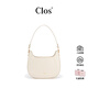 CLOS原創(chuàng  )AmourPack真皮馬鞍包新娘包紅色結婚包腋下斜挎生日禮物 海鹽白