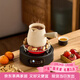 憶壺茶罐罐壺室內家用養生側把壺陶瓷奶茶壺新中式圍爐煮茶壺 【圍爐煮茶】罐罐壺+烤網(wǎng)+爐