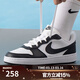 耐克（NIKE）【滔搏運動(dòng)】女鞋COURT黑白低幫板鞋休閑運動(dòng)鞋DV5456-131 DV5456-131 36