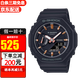 卡西歐（CASIO）手表男G-SHOCK八角形農家橡樹(shù)多功能防水運動(dòng)夜光男表 送男友禮物 女款GMA-S2100-1A