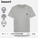 添柏嵐（Timberland）官方男裝短袖T恤戶(hù)外休閑簡(jiǎn)約修身透氣A2EKJ A2EKJ052/中麻灰色 M (175/84A)
