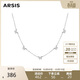 Arsis銀飾幸運符號星悅蝴蝶鎖骨鏈女項鏈原創(chuàng  )設計項鏈送女友禮物