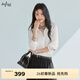 伊芙麗（eifini）朱珠代言高醋酸光感適身基礎通勤襯衫女2026新款休閑上衣女 本白色 S 80-105斤