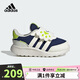 阿迪達斯（adidas）童鞋25秋冬男童寶寶運動(dòng)鞋RUN 70s兒童拼色魔術(shù)貼休閑鞋子JQ4508