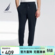 諾帝卡（NAUTICA）【商場(chǎng)同款】棉滌珠地親膚透氣運動(dòng)長(cháng)褲KO4105 藏青4NV  2XL