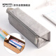 國譽(yù)（KOKUYO）筆袋筆盒·C2-R·復古200×50×50mm深灰中號 1個(gè)裝 WSG-PCT22DM